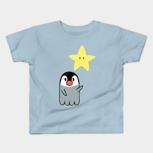 Pengu and his star balloon Kids T-Shirt